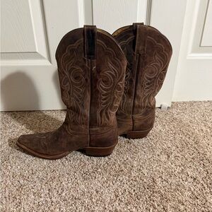 Shyanne Brown Leather Western Cowboy Boots Size 7